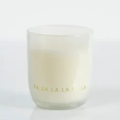 Candles-Kirkland's Home Vanilla Spice Fa La La Jar Candle White
