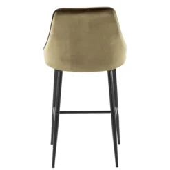 Bar Stools & Counter Height Stools-Kirkland's Home Velvet Upholstered Counter Stools, Set Of 2 Green