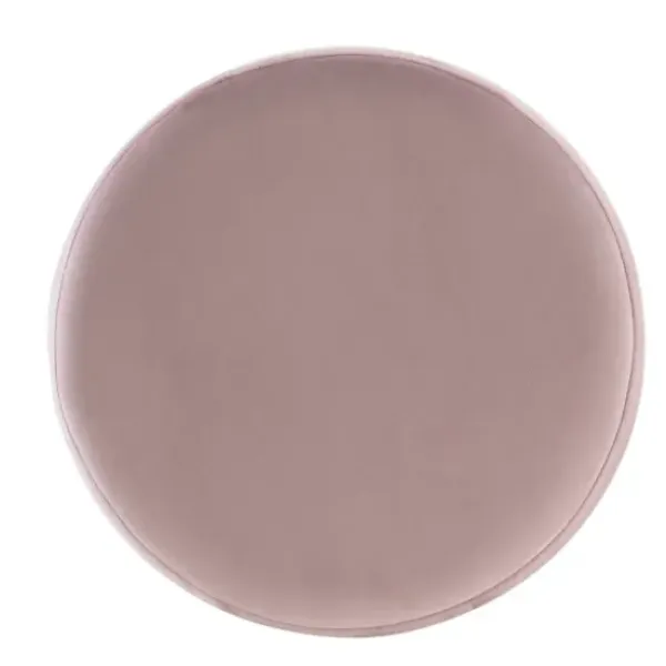 Benches & Ottomans-Kirkland's Home Velvet Upholstered Vanity Stool Pink