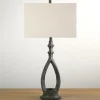 Table Lamps-Kirkland's Home Venecian Bronze Table Lamp White