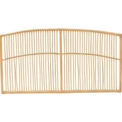 Beds & Headboards-Kirkland's Home Vertical Weave Rat Queen Headboard Tan
