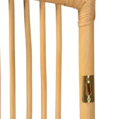 Beds & Headboards-Kirkland's Home Vertical Weave Rat Queen Headboard Tan