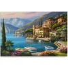 Canvas Art-Kirkland's Home Villa Bella Vista Canvas Art Print, 60X40 In. Blue/Multi