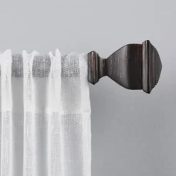 Curtain Rods & Hardware-Kirkland's Home Vine Motif Gold Curtain Rod & Finial Set, 72 In.