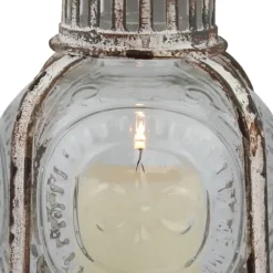 Lanterns-Kirkland's Home Vintage Cafe Lantern, 10 In. White