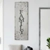 Wall Quotes & Signs-Kirkland's Home Vintage Painted Wood Family Sign Gray