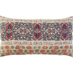 Pillows-Kirkland's Home Vintage Prints Cotton Lumbar Pillow Multi