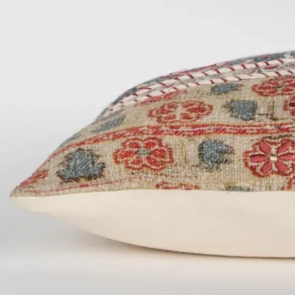 Pillows-Kirkland's Home Vintage Prints Cotton Lumbar Pillow Multi
