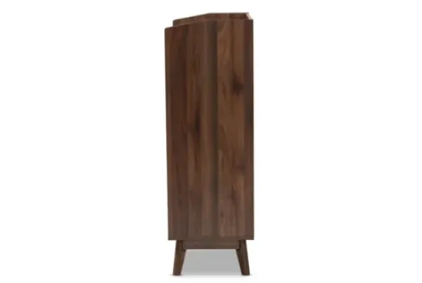 Dressers & Chests-Kirkland's Home Walnut 5-Drawer Wood Chest Brown