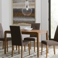 Dining Tables-Kirkland's Home Walnut Transitional Wooden Dining Table