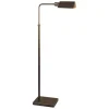Floor Lamps-Kirkland's Home Warm Bronze Metal Reading Floor Lamp Brown