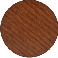 Accent & End Tables-Kirkland's Home Warm Chestnut Wood Round Accent Table Brown