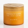 Candles-Kirkland's Home Warm Coconut Sands Triple Wick Jar Candle Orange