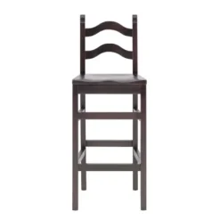 Bar Stools & Counter Height Stools-Kirkland's Home Warm Ladder Back Bar Stools, Set Of 2 Brown