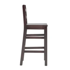 Bar Stools & Counter Height Stools-Kirkland's Home Warm Ladder Back Bar Stools, Set Of 2 Brown