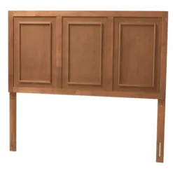 Beds & Headboards-Kirkland's Home Warm 3-Panel Wood Queen Headboard Brown