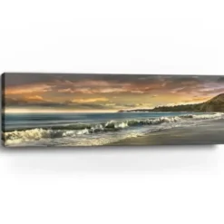 Canvas Art-Kirkland's Home Warm Sunset Giclee Canvas Art Print, 60X20 In. Multi