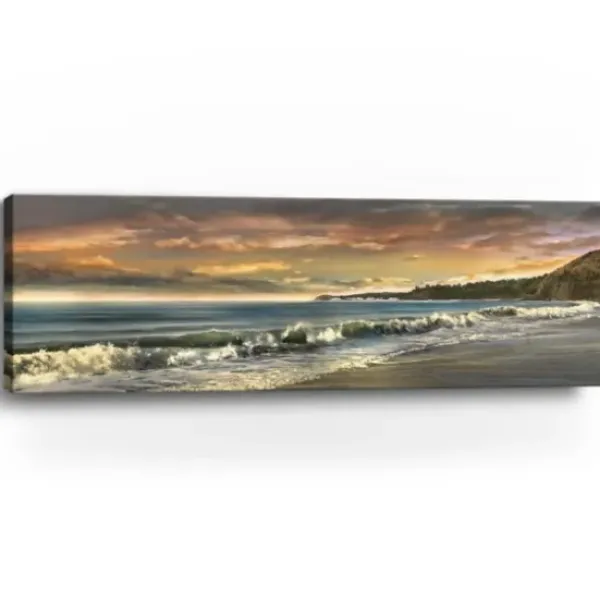 Canvas Art-Kirkland's Home Warm Sunset Giclee Canvas Art Print, 60X20 In. Multi