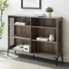 Bookshelves-Kirkland's Home Wash Bookshelf With Mesh Sides Gray