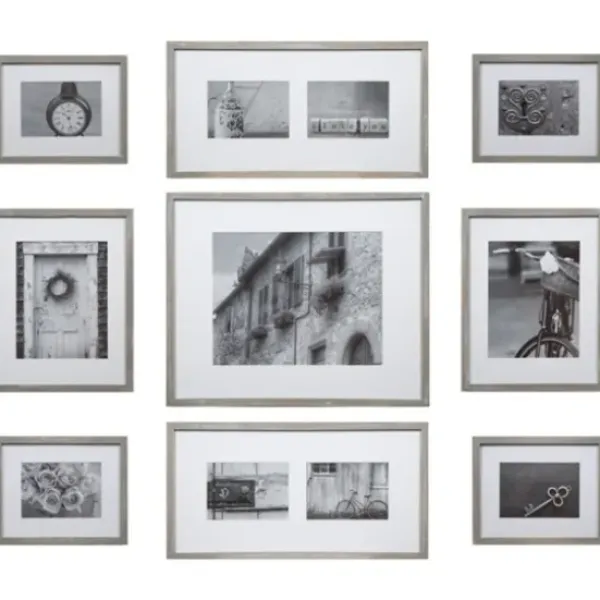 Gallery Wall Frames-Kirkland's Home Wash 9-Pc. Gallery Wall Frame Set Gray
