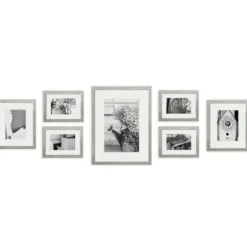Gallery Wall Frames-Kirkland's Home Wash 7-Pc. Gallery Wall Picture Frame Set Gray