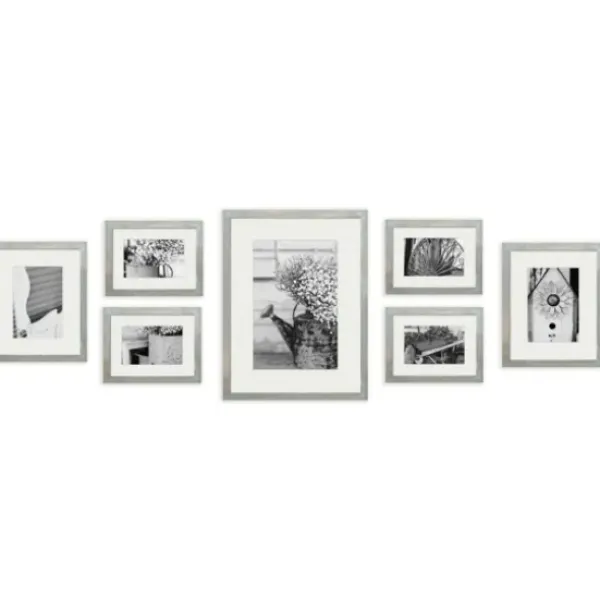 Gallery Wall Frames-Kirkland's Home Wash 7-Pc. Gallery Wall Picture Frame Set Gray