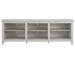 Tv Stands & Media Consoles-Kirkland's Home Washed Wood Tv Stand, 70 In. White