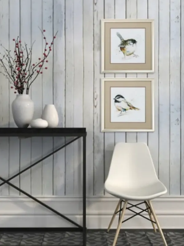 Framed Art-Kirkland's Home Watercolor Mountain Framed Art Prints, Set Of 2 White/Tan/Multi