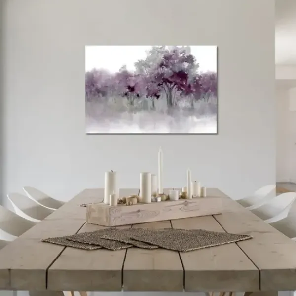 Canvas Art-Kirkland's Home Water'S Edge Ii Giclee Canvas Art Print, 40X26 Purple/White