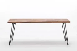 Coffee Tables-Kirkland's Home Weather Fir Wood And Hairpin Legs Coffee Table
