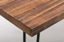 Coffee Tables-Kirkland's Home Weather Fir Wood And Hairpin Legs Coffee Table