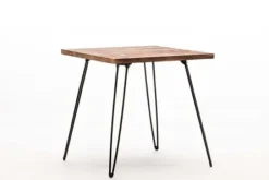 Accent & End Tables-Kirkland's Home Weather Fir Wood And Hairpin Legs Accent Table