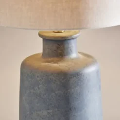 Table Lamps-Kirkland's Home Weathered Stone Jug Table Lamp Tan