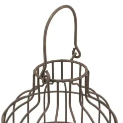 Lanterns-Kirkland's Home Weathered Wood And Metal Lanterns, Set Of 2 Brown