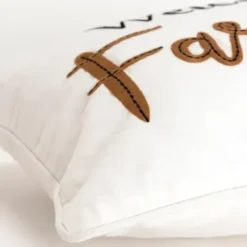 Pillows-Kirkland's Home Welcome To Our Farmhouse Lumbar Pillow White/Black/Brown