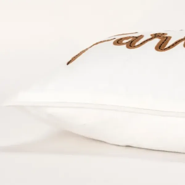 Pillows-Kirkland's Home Welcome To Our Farmhouse Lumbar Pillow White/Black/Brown