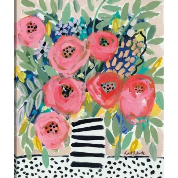 Canvas Art-Kirkland's Home Welcome To The Party Canvas Art Print Pink/Multi
