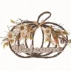 Wreaths-Kirkland's Home Welcome White Pumpkin Floral Wreath Brown/Ivory