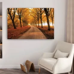 Canvas Art-Kirkland's Home Well Traveled Giclee Canvas Art Print Orange/Brown/Multi