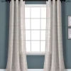 Curtains & Drapes-Kirkland's Home Wheat Knotted Curtain Panel Set, 84 In. Tan