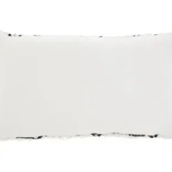 Pillows-Kirkland's Home White And Black Tufted Geo Lumbar Pillow White/Black