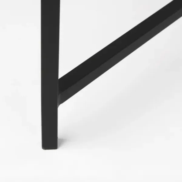 Coffee Tables-Kirkland's Home White And Onyx Marble Top Square Coffee Table