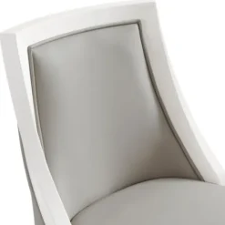 Bar Stools & Counter Height Stools-Kirkland's Home White And Swivel Counter Stool Gray