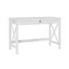 Office Furniture-Kirkland's Home White Antique Pine X Frame Desk