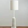 Buffet Lamps-Kirkland's Home White Beaded Base Buffet Lamp Ivory