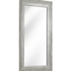Full Length & Floor Mirrors-Kirkland's Home White Driftwood Framed Leaner Mirror
