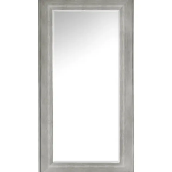 Full Length & Floor Mirrors-Kirkland's Home White Driftwood Framed Leaner Mirror