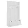 Entryway Furniture-Kirkland's Home White Ellison Hall Tree With Storage Bench