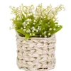 Arrangements & Greenery-Kirkland's Home White Lily Of The Valley Arrangement In Basket White/Green