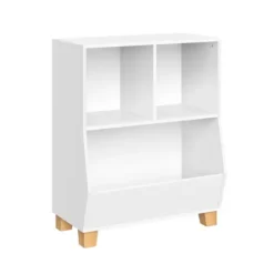 Bookshelves-Kirkland's Home White Pine Catch-All Toy Organizer With Cubbies